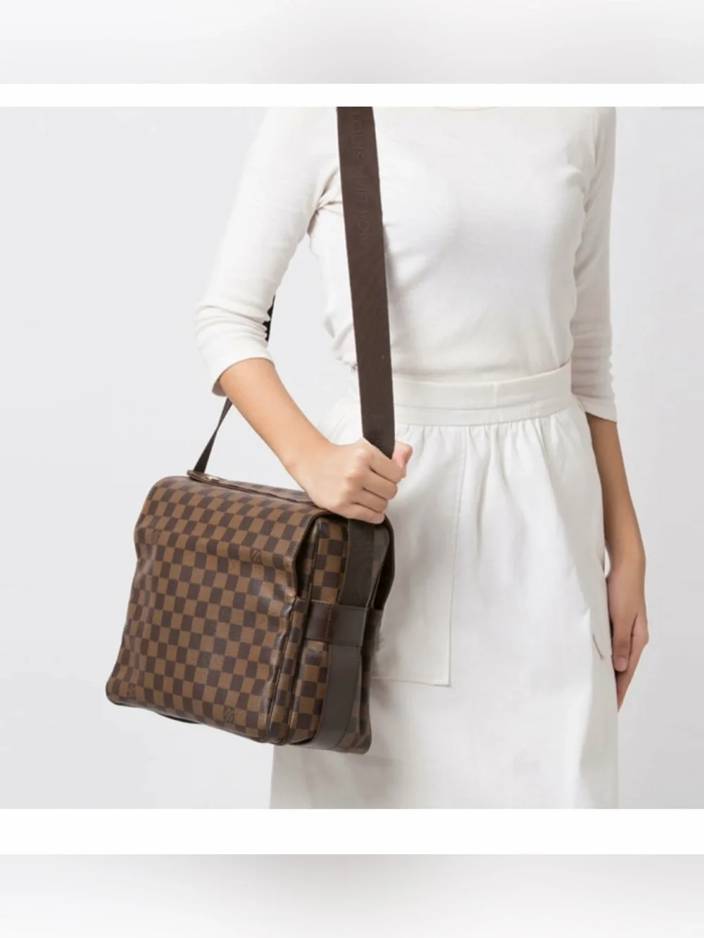Louis Vuitton Damier Ebene Naviglio Crossbody